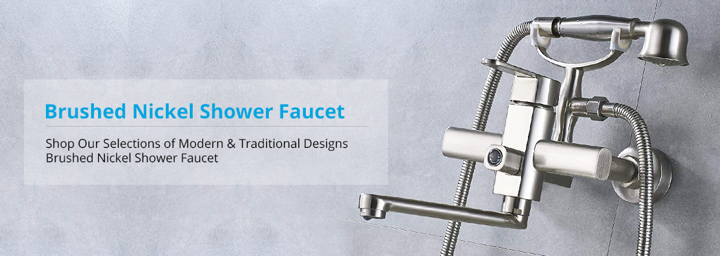 Brushed Nickel Shower Faucet